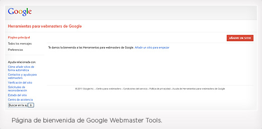 Añadir sitio para empezar