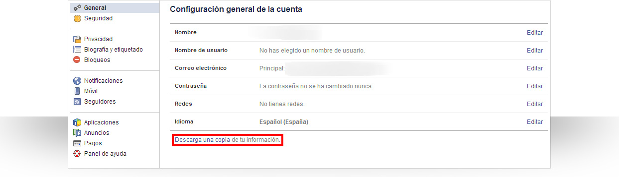 Descarga tu contenido