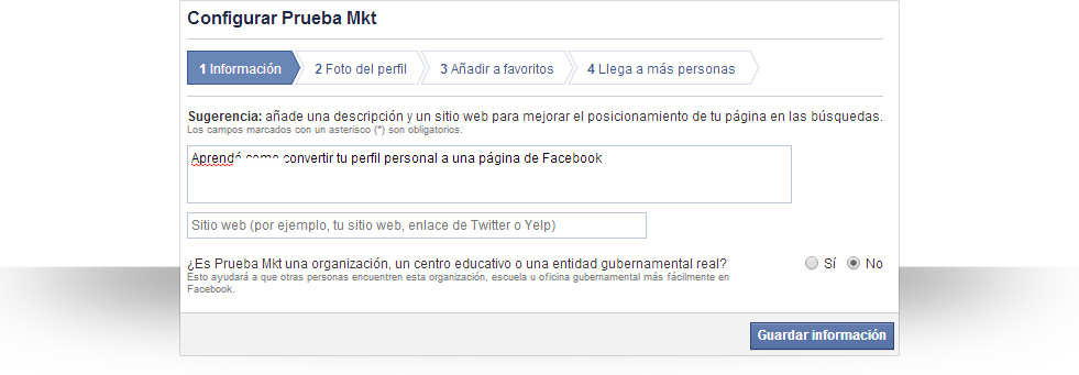 Formulario de migración
