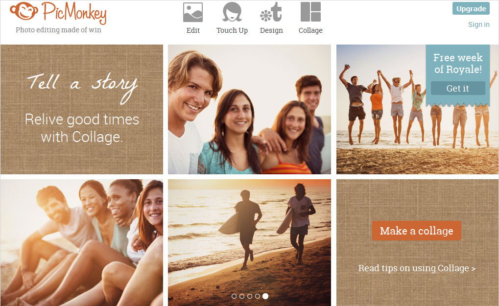 PicMonkey herramienta de edición