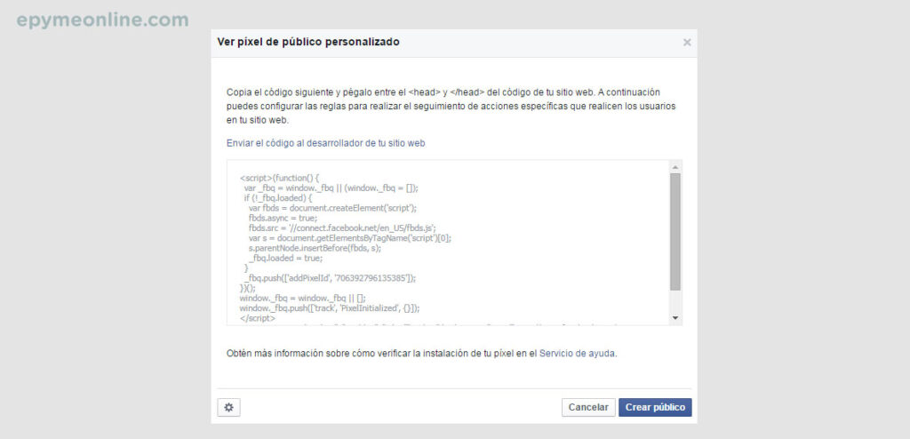Píxel de Remarketing