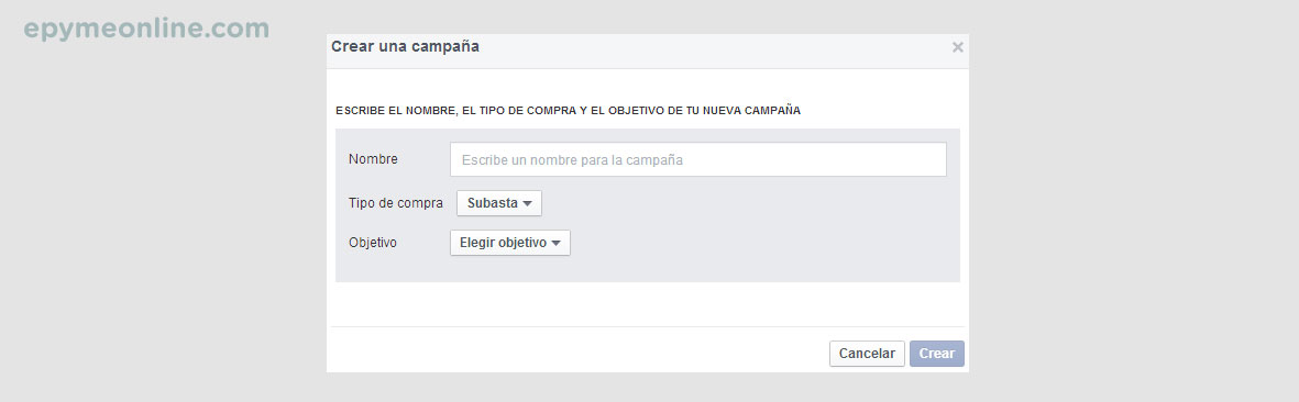 Cómo crear una campaña de Facebook Ads
